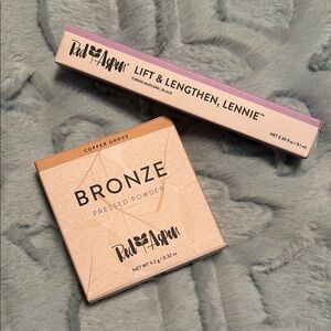 NIB Red Aspen Bronze Pressed Powder and Mascara Set